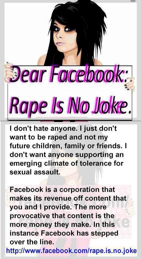 Facebook made money from rape pages