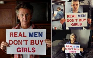 -An estimated one million children are forced to work in the global sex industry every year. -The global sex slavery market generates a $39 billion profit annually. -Selling young girls is more profitable than trafficking drugs or weapons. Celebrities are taking part in Real Men Don't Buy Girls campaign.