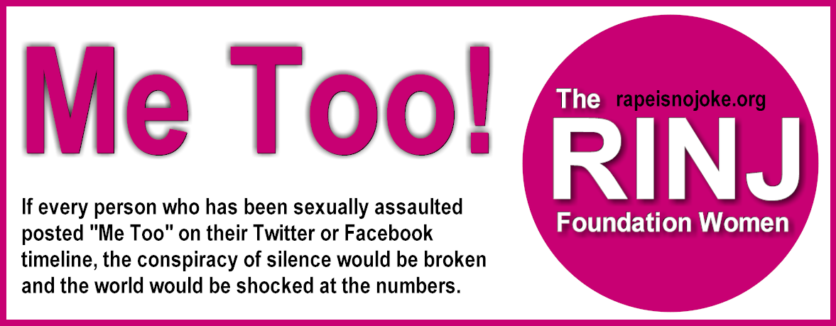 If every person who has been sexually assaulted posted "Me Too" on their Twitter or Facebook timeline, the conspiracy of silence would be broken and the world would be shocked at the numbers.