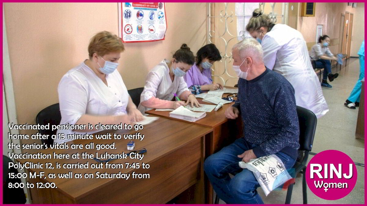 Busy vaccination program by Ministry of Health of the Lugansk People's Republic
