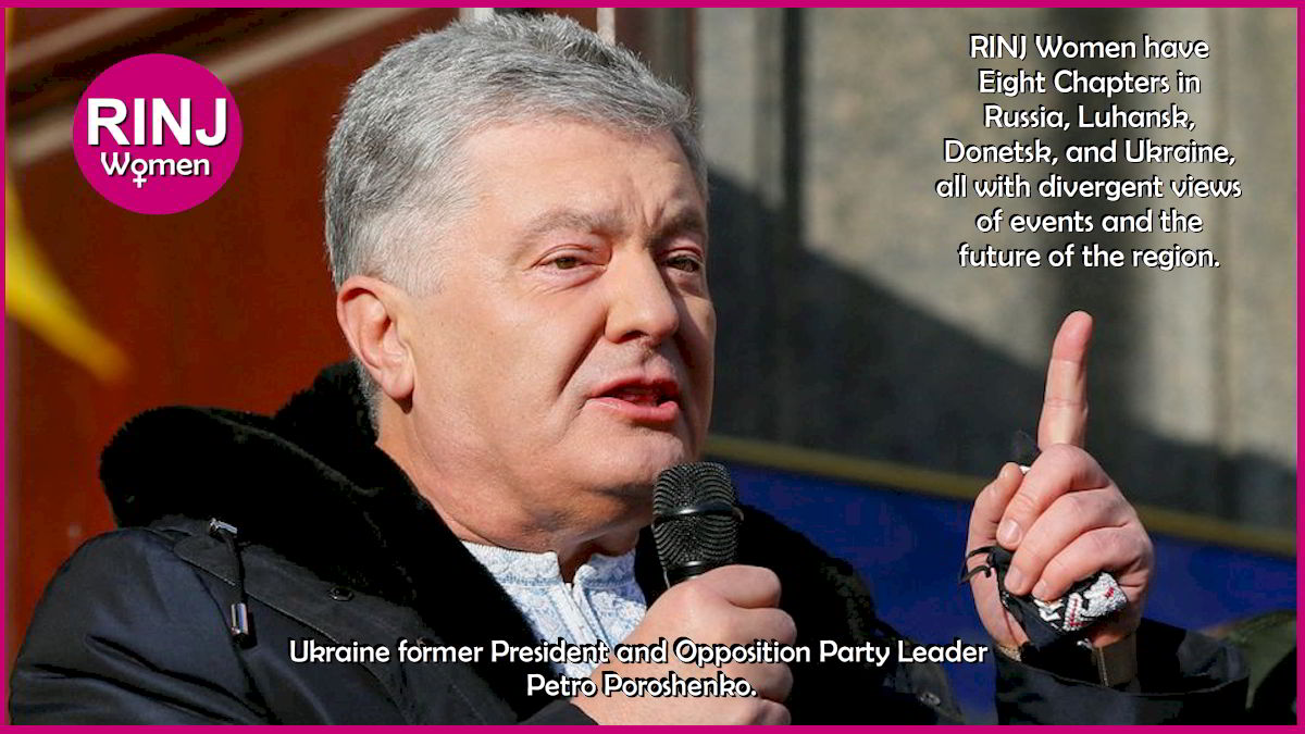 Ukraine former President and Opposition Party Leader Petro Poroshenko.