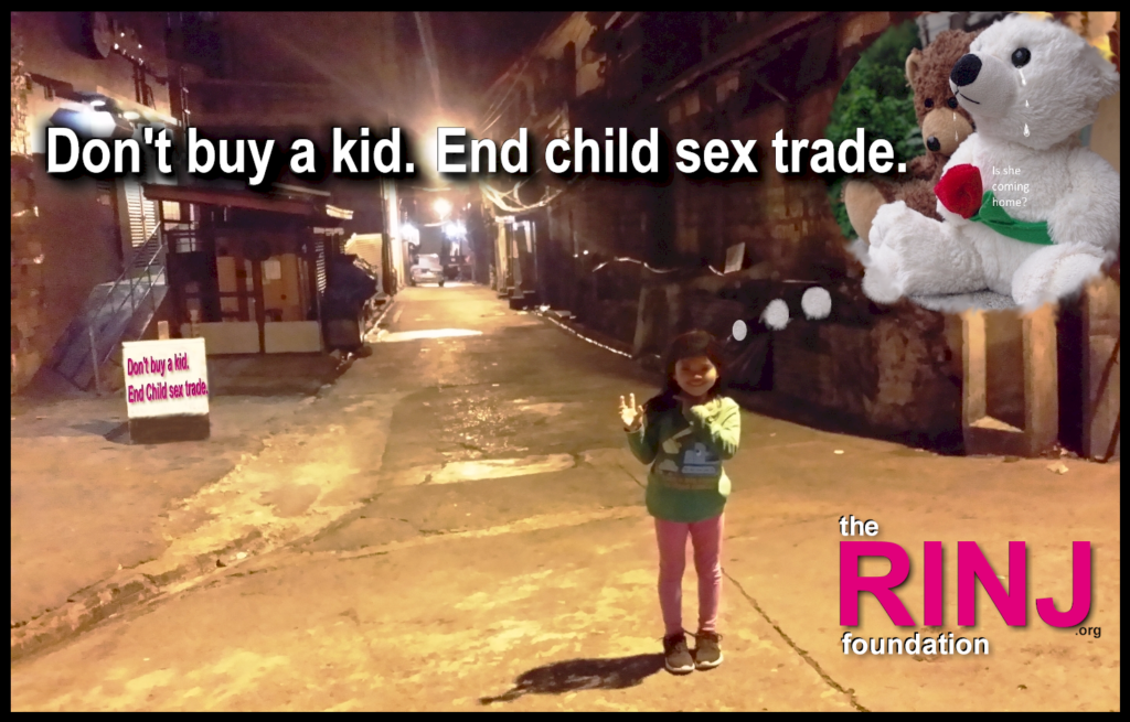 Don't buy a kid. End Child Sex Trade