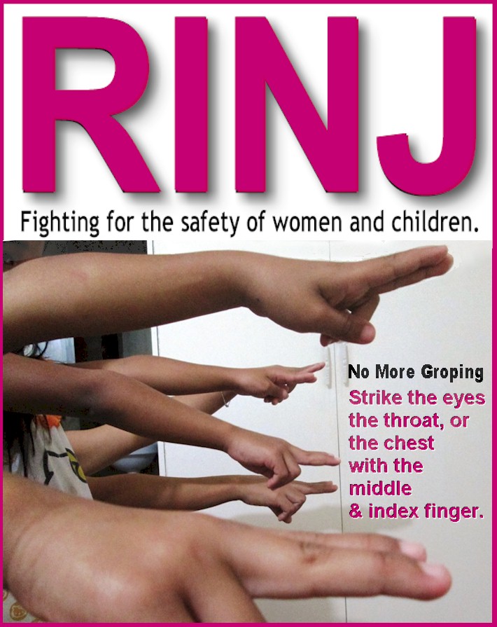 The RINJ Foundation Women are teaching children to forcibly resist gropers